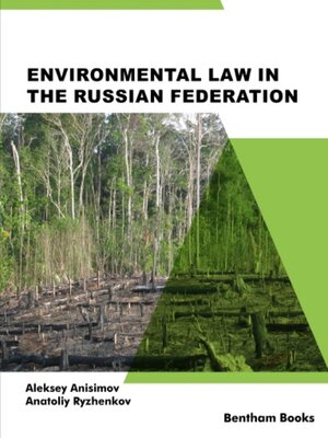 cover image of Environmental Law in the Russian Federation